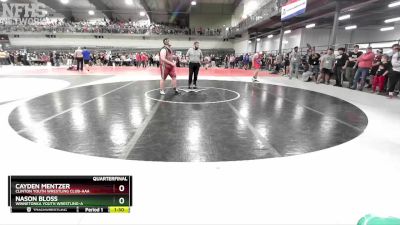 285 lbs Quarterfinal - Nason Bloss, Winnetonka Youth Wrestling-A vs Cayden Mentzer, Clinton Youth Wrestling Club-AAA