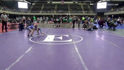 54 lbs Round Of 16 - Jackson Caporiccio, Newburgh vs Willie Fletcher, Thurmont