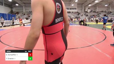 152 lbs Round Of 32 - Deakon Schaeffer, PA vs Tristin Greene, OH