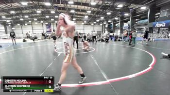 120 lbs Rd# 10- 4:00pm Saturday Final Pool - Clinton Shepherd, POWA vs Demetri Molina, California National Team