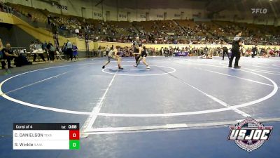 80 lbs Consi Of 4 - CAMDEN DANIELSON, Texas Elite Wrestling vs Ronan Winkle, R.A.W.