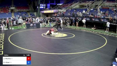 132 lbs Cons 32 #1 - Jack Mulnix, Wisconsin vs Dimitri Kizer, Oklahoma