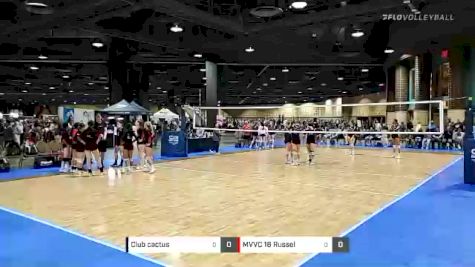 Club cactus vs MVVC 16 Russel - 2022 JVA West Coast Cup presented by Nike