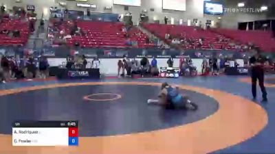 50 lbs Consi Of 8 #2 - Alyssa Rodriguez, California vs Charlotte Fowler, River Valley Wrestling Club