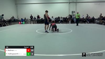 138 lbs Finals (2 Team) - Hunter Hollingsworth, Oklahoma Black Ops vs J`Veion Redmon, Scarlet Knights