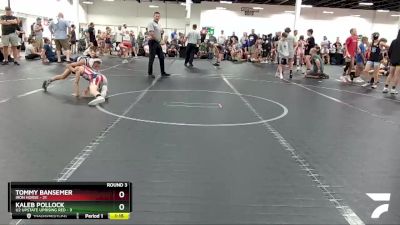 76 lbs Round 3 (4 Team) - Tommy Bansemer, Iron Horse vs Kaleb Pollock, U2 Upstate Uprising Red