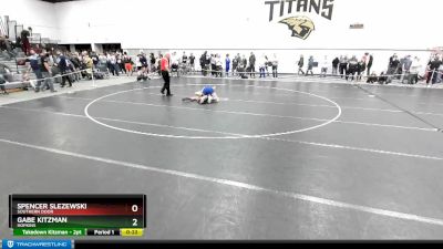 138 lbs Cons. Round 3 - Gabe Kitzman, Hopkins vs Spencer Slezewski, Southern Door