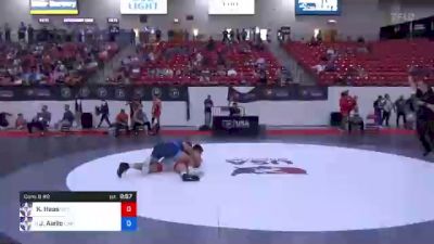 92 kg Cons 8 #2 - Kyle Haas, Cowboy Wrestling Club / TMWC vs Jonathan Aiello, Cavalier Wrestling Club / TMWC