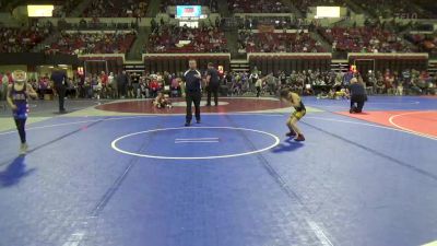 61 lbs Champ. Round 1 - Stetzen Peebles, Upper Valley Aces vs Easton Myers, Heights Wrestling Club