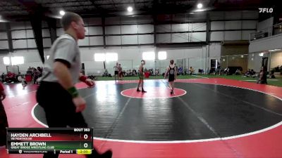 90 lbs Round 3 - Hayden Archbell, VB Fighthouse vs Emmett Brown, Great Bridge Wrestling Club