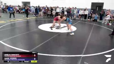 144 lbs Rr2 - Saige Morris, Avalanche Wrestling Association vs Amelia Fawcett, Pioneer Grappling Academy