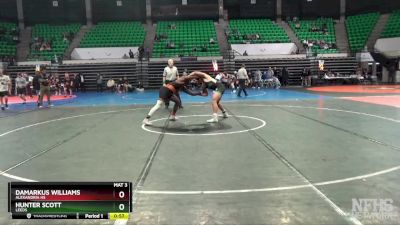 5A 190 lbs Cons. Semi - Hunter Scott, Leeds vs DaMarkus Williams, Alexandria HS