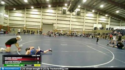 63 lbs Cons. Semi - Easton Mamalis, Green River Grapplers vs Hazen Gerhardt, Box Elder Stingers