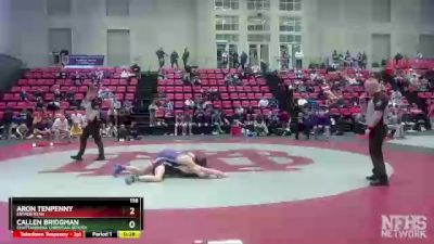 138 lbs Cons. Round 3 - Callen Bridgman, Chattanooga Christian School vs Aron Tenpenny, Father Ryan