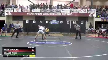 150 lbs 1st Place Match - Malachi Rider, Paducah Tilghman vs Charlie McKune, Moore