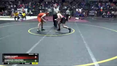 154 lbs Cons. Round 3 - Harrison Sneathen, Beat The Streets Chicago-Oak Park vs Cohen Albatt, Triad Knights WC