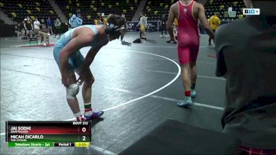 184 lbs Cons. Round 2 - Jai Sodhi, Unattached vs Micah Dicarlo, The Citadel