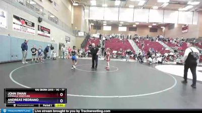 77 lbs Round 2 - Andreas Medrano, Suples vs John Swan, Homedale Wrestling