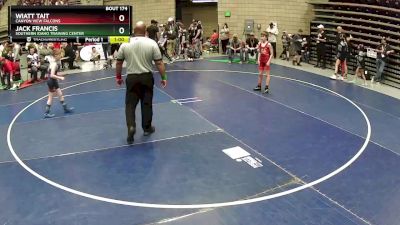 74 lbs Cons. Round 3 - Jack Francis, Southern Idaho Training Center vs Wiatt Tait, Canyon View Falcons