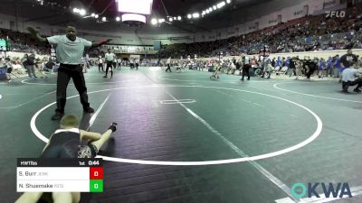 Semifinal - Silas Burr, Jenks Trojan Wrestling Club vs Noah Shuemake, Poteau Youth Wrestling Academy