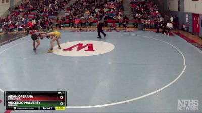 126 lbs Cons. Semi - Aidan Operana, Sierra Vista vs Vincenzo Malverty, Durango