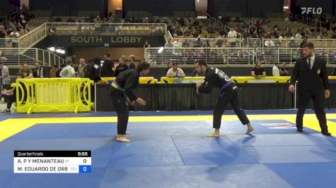 AMAURY P Y MENANTEAU vs MARCELO EDUARDO DE ORBEGOSO 2024 Pan Jiu Jitsu IBJJF Championship