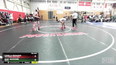 155 (157) Cons. Round 4 - Camilla Granado, Montgomery Santa Rosa vs Rory Bickmore, Arcata