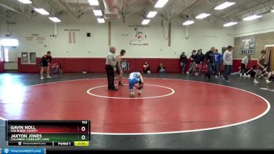 113 lbs Semifinal - Gavin Noll, Van Buren County vs Jaxton Jones, Columbus Community/WMU