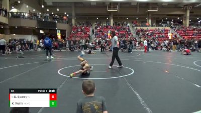 61 lbs Quarterfinal - Uriah Sperry, TEAM GRINDHOUSE vs Kason Wolfe, Keystone Kids Wrestling Club