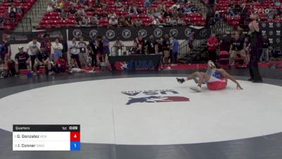 62 kg Quarters - Gideon Gonzalez, New Jersey vs Isaac Conner, Oregon