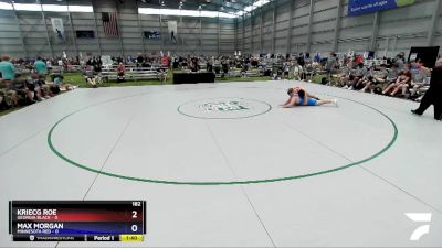 182 lbs 4th Wrestleback (16 Team) - Kriecg Roe, Georgia BLACK vs Max Morgan, Minnesota Red