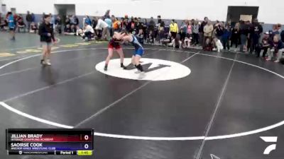 127 lbs Round 1 - Saoirse Cook, Anchor Kings Wrestling Club vs Jillian Brady, Interior Grappling Academy