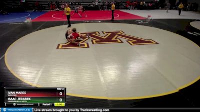 126 lbs Champ. Round 2 - Ivan Mares, Willmar vs Isaac Jerabek, Luxemburg-Casco