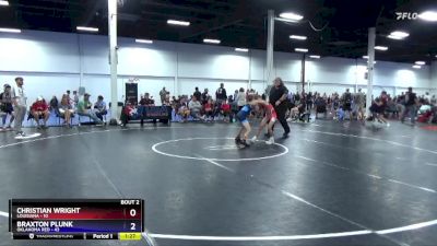 77 lbs Round 1 (6 Team) - Christian Wright, Louisiana vs Braxton Plunk, Oklahoma Red