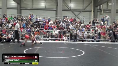 90 lbs Quarterfinal - Broxtyn Williamson, Emporia vs Preston Trout, Russell