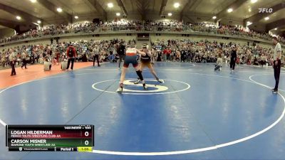 100 lbs Champ. Round 2 - Carson Misner, Diamond Youth Wrestling-AA  vs Logan Hilderman, Mexico Youth Wrestling Club-AA