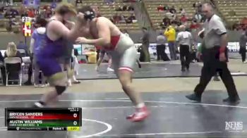 285 lbs Semis (4 Team) - Austin Williams, Christian Brothers vs Brycen Sanders, Baylor School