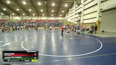 100 lbs Quarterfinal - Nash Redd, Bear River vs Lyman Nau Rarick, Westlake