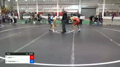 70 kg Consolation - Triston Lara, Panther Wrestling Club RTC vs Connor Kievman, New York City RTC