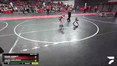 50 lbs Cons. Round 5 - Haven Havlovitz, Denmark vs Maisie Rabbitt, Prairie Du Chien