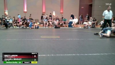 105 lbs Finals (8 Team) - Brett Larson, Ice Spice Elite vs Maxwell Bradley, LWA