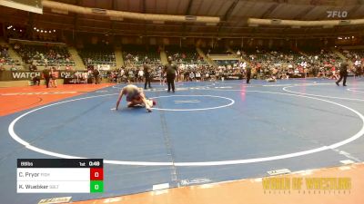 89 lbs Consi Of 16 #2 - Carter Pryor, FIGHT CLUB vs Karson Wuebker, Sebolt Wrestling Academy