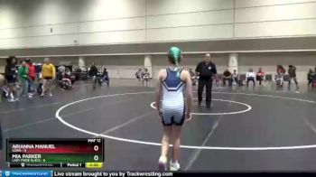 74 lbs Finals (2 Team) - Arianna Manuel, SOWA vs Mia Parker, Lady Pride Black