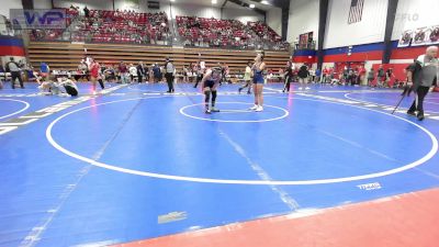 130 lbs 3rd Place - Josaline Blevins, Stilwell vs Porscha Kreger, Ponca City Girls