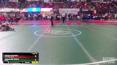 A - 152 lbs Semifinal - Josiah Kilman, Columbia Falls vs Reinhard Bold, Havre