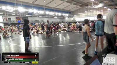 65 lbs Placement Matches (8 Team) - Talmadge Dawkins, RWA vs Colby Waddell, NC National Team