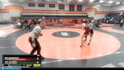 125 lbs Semifinal - Zac Blasioli, Millikin University vs Kie Anderson, Concordia College (Moorhead)