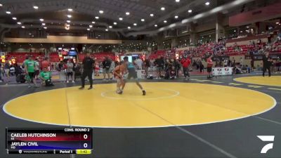 113 lbs Cons. Round 2 - Caeleb Hutchinson, KS vs Jaylen Civil, MO