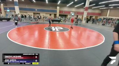 152 lbs Champ. Round 1 - Timothy McGuire, Boneyard Wrestling Academy vs Jose Garcia, Montwood High School Wrestling