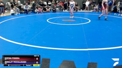 136 lbs Semifinal - Sophia Fodera, CA vs Berkley McCullough, WA